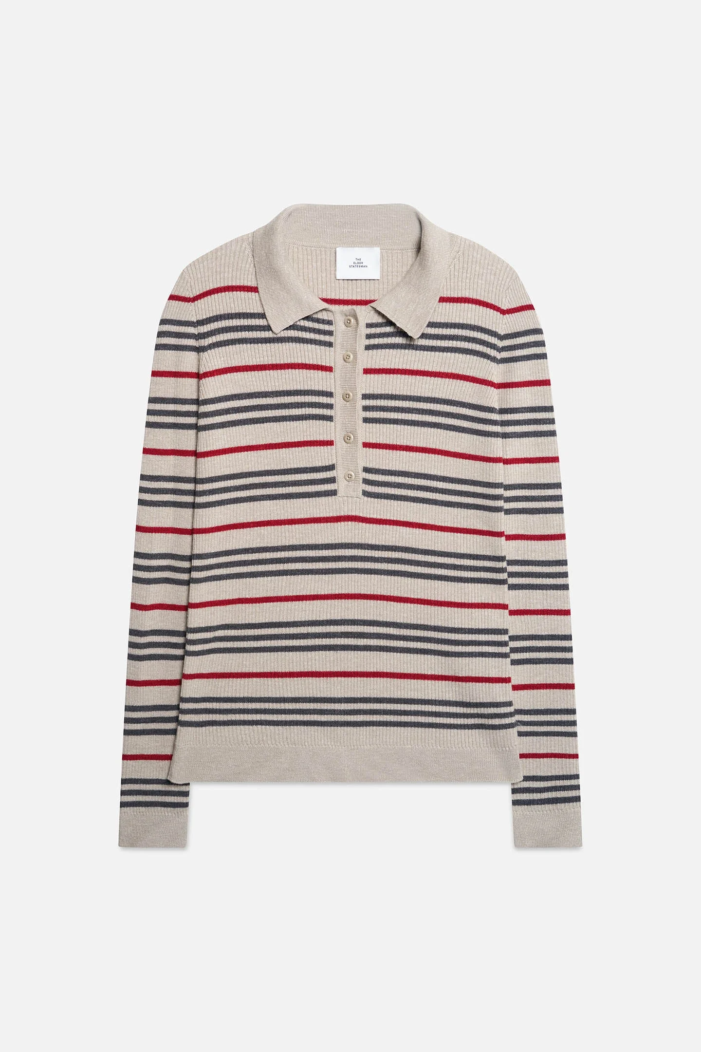 RIB STRIPE POLO - 1