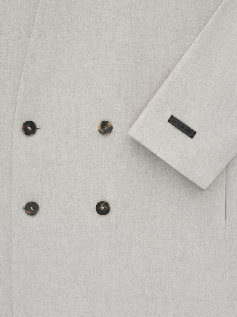 Fear of God Wool Flannel Long Relaxed Lapelless Blazer outlook