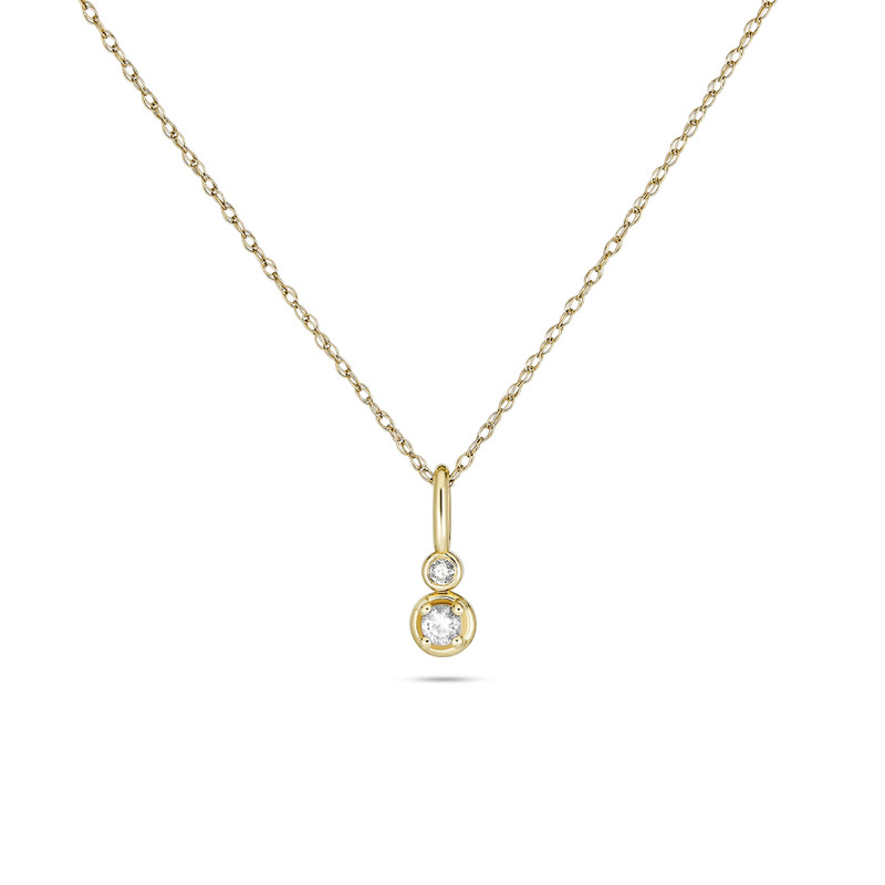 Birthstone Diamond Bonbon Necklace 9
