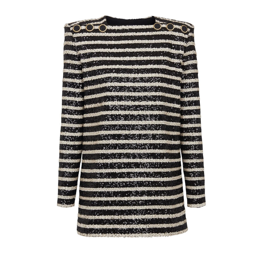 Balmain Sequin Embellishment Short Dress - 4