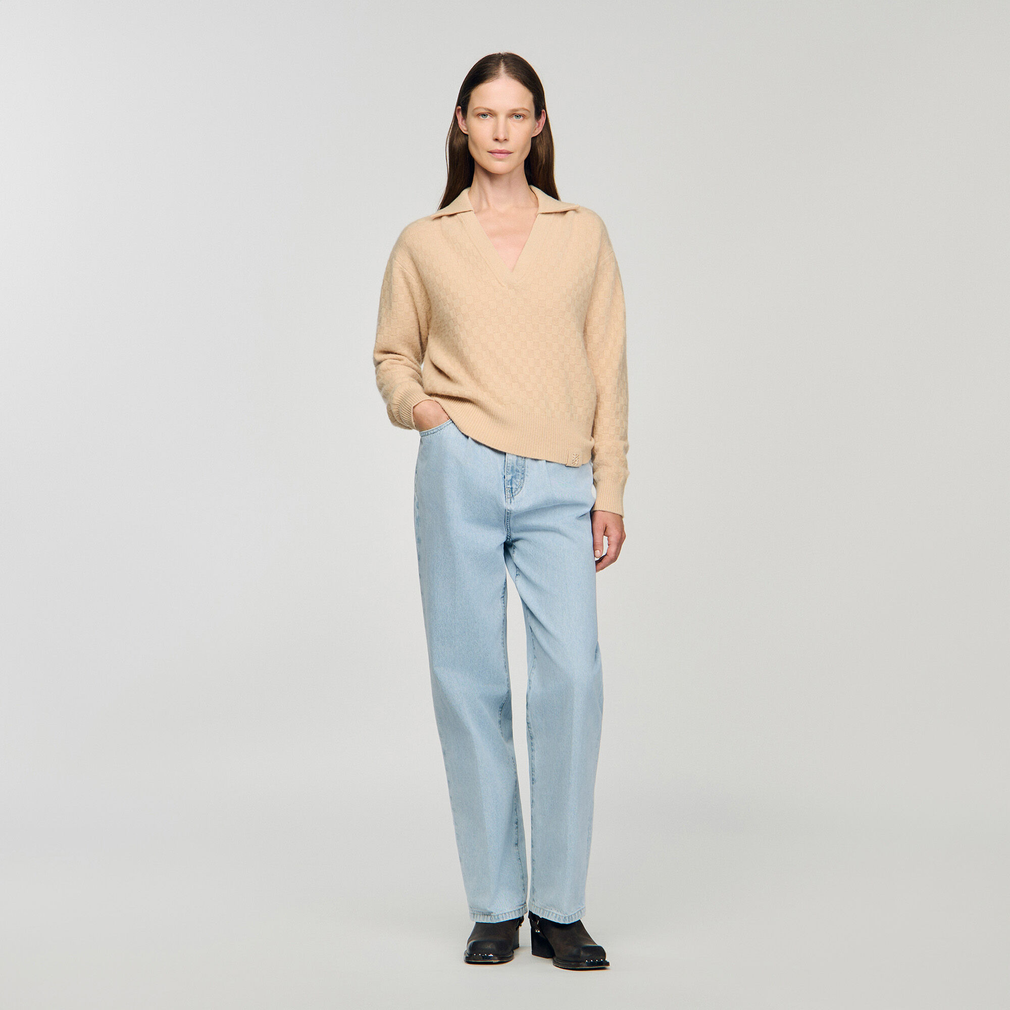 POLO-NECK SWEATER - 1