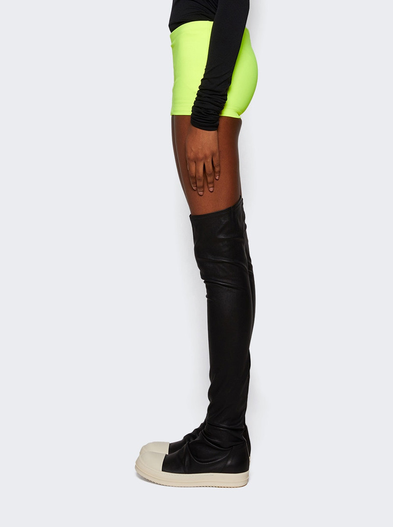 Mini Cycling Skirt Neon Yellow 4