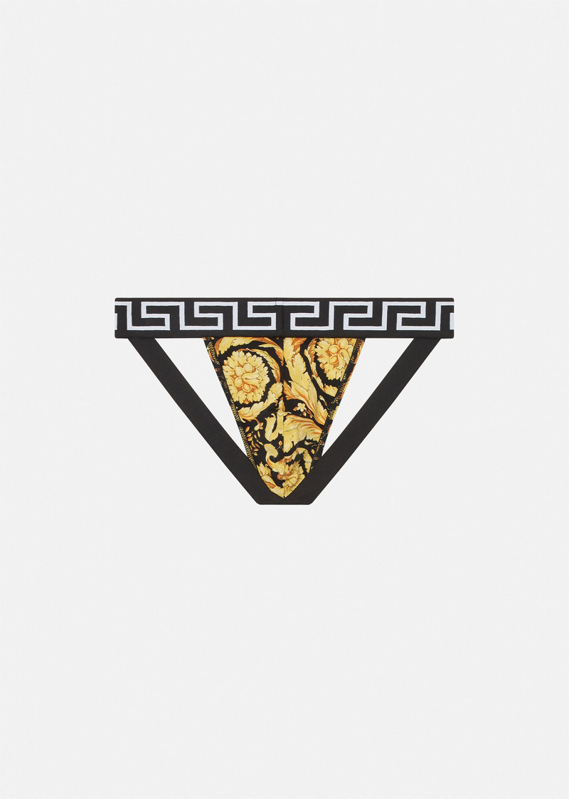Barocco Print Jockstrap 3