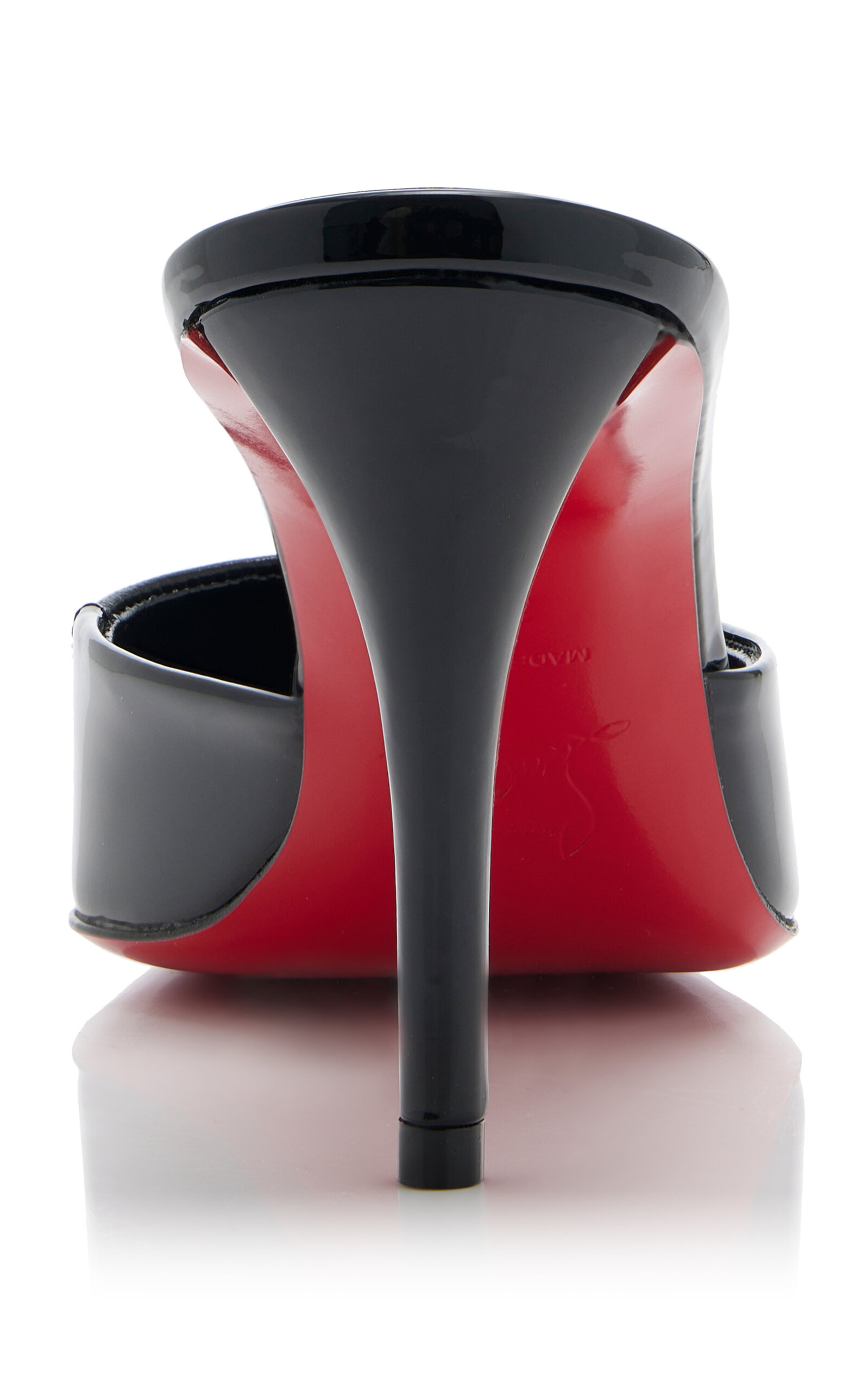 CL in 90s 80mm Patent Leather Mules black - 5