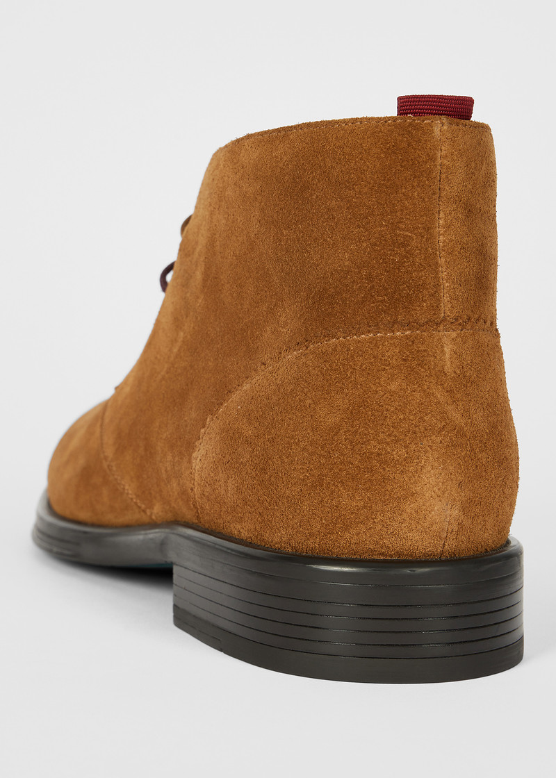 Paul Smith Tan Suede 'Wilbur' Boots outlook