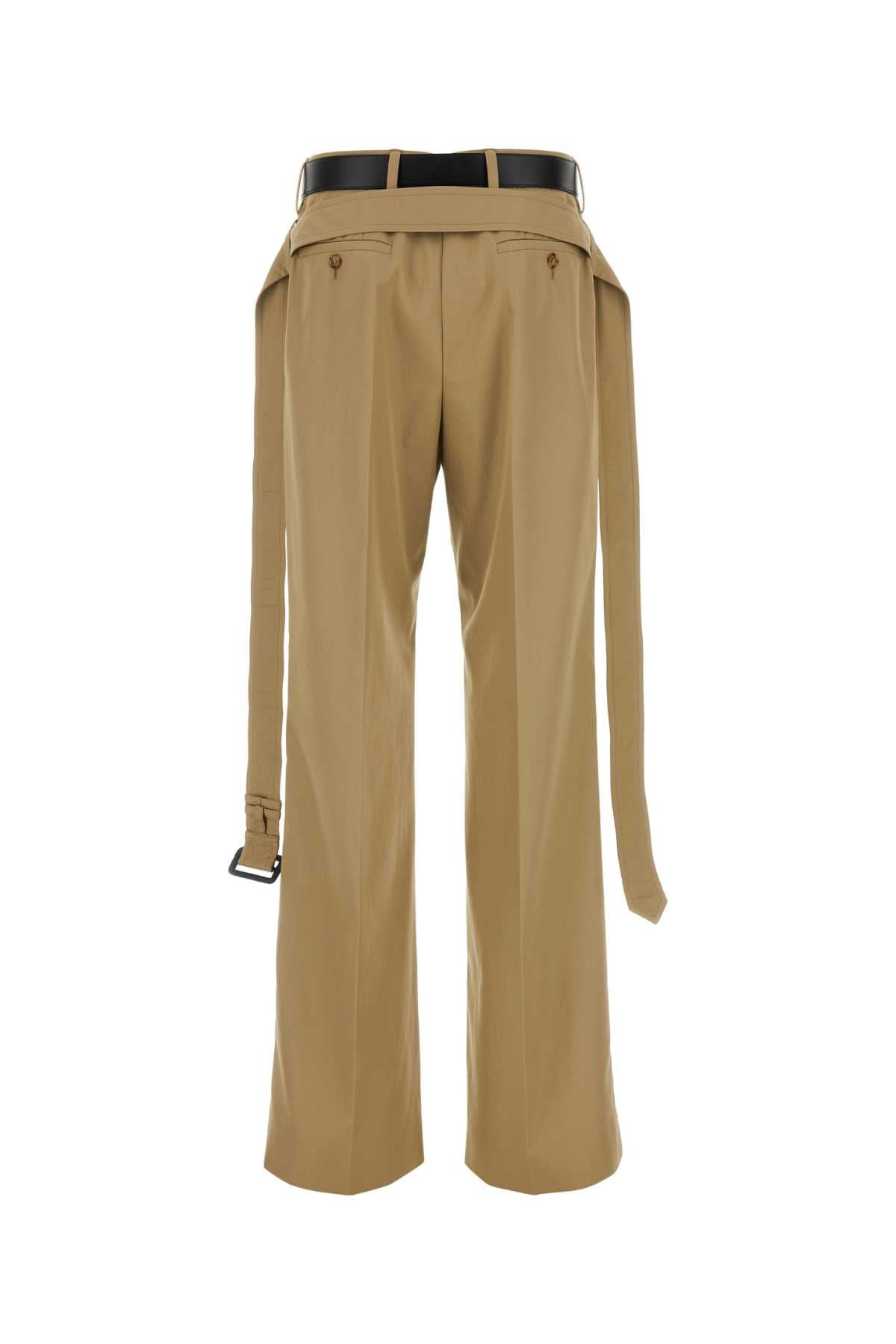 Prada Women Cappuccino Twill Pant - 2