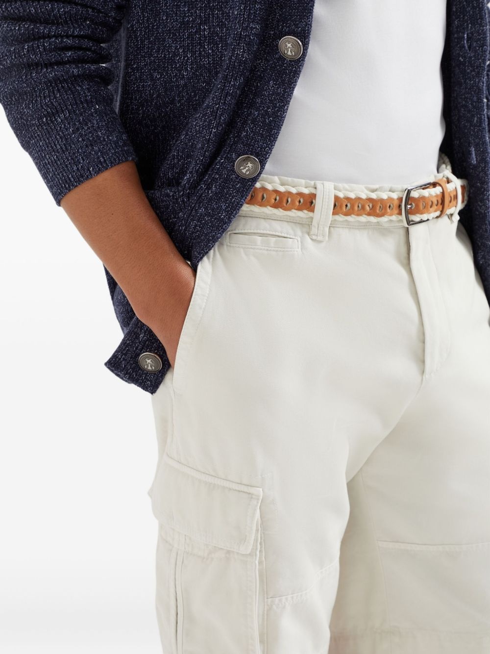 gabardine bermuda shorts - 5