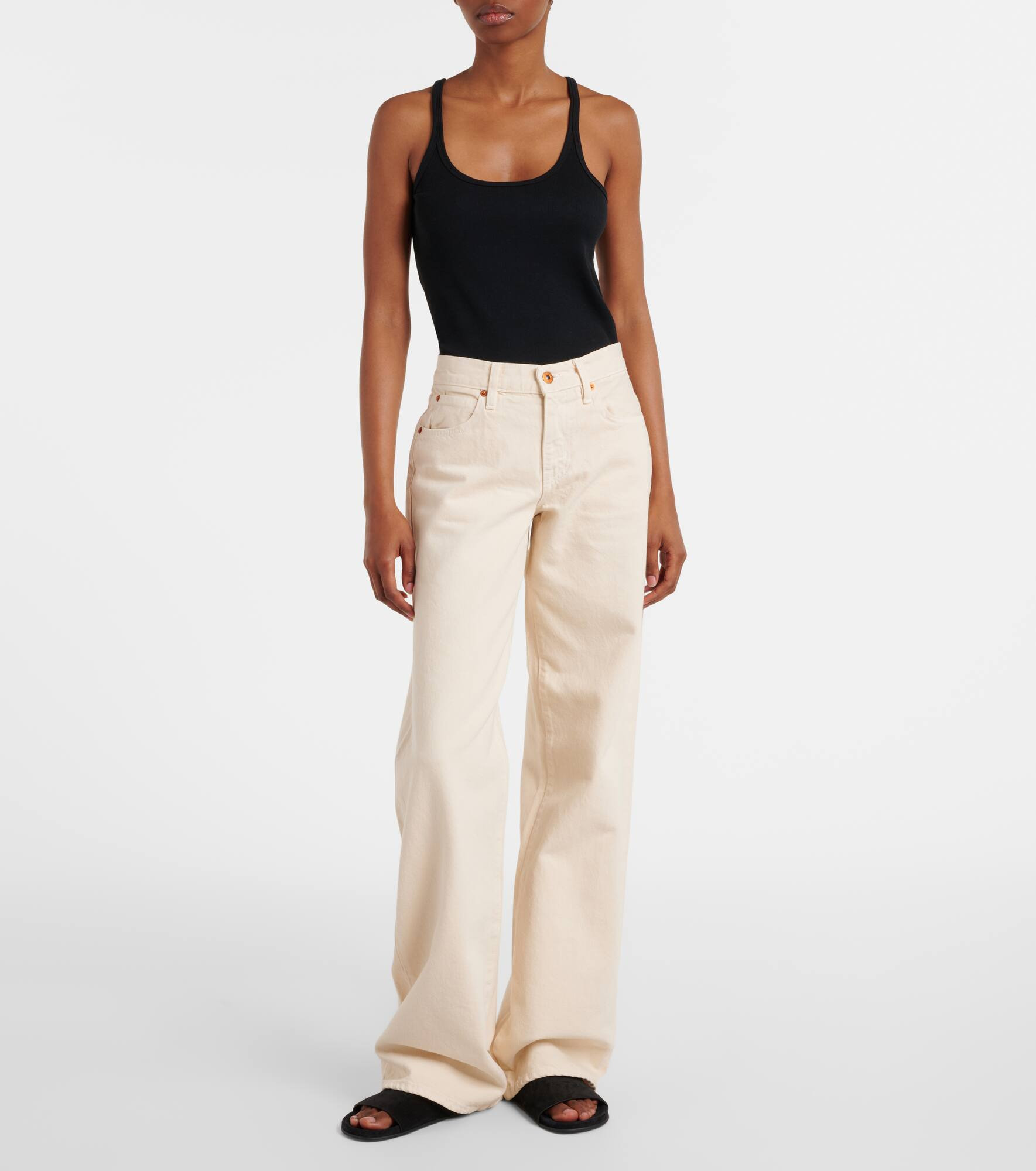 Mica low-rise wide-leg jeans - 7