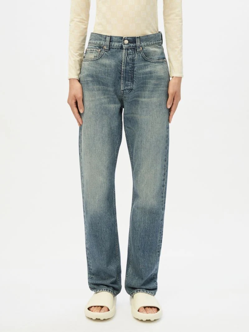 WKSP LADIES RELAX FIT DENIM PANTS - 3