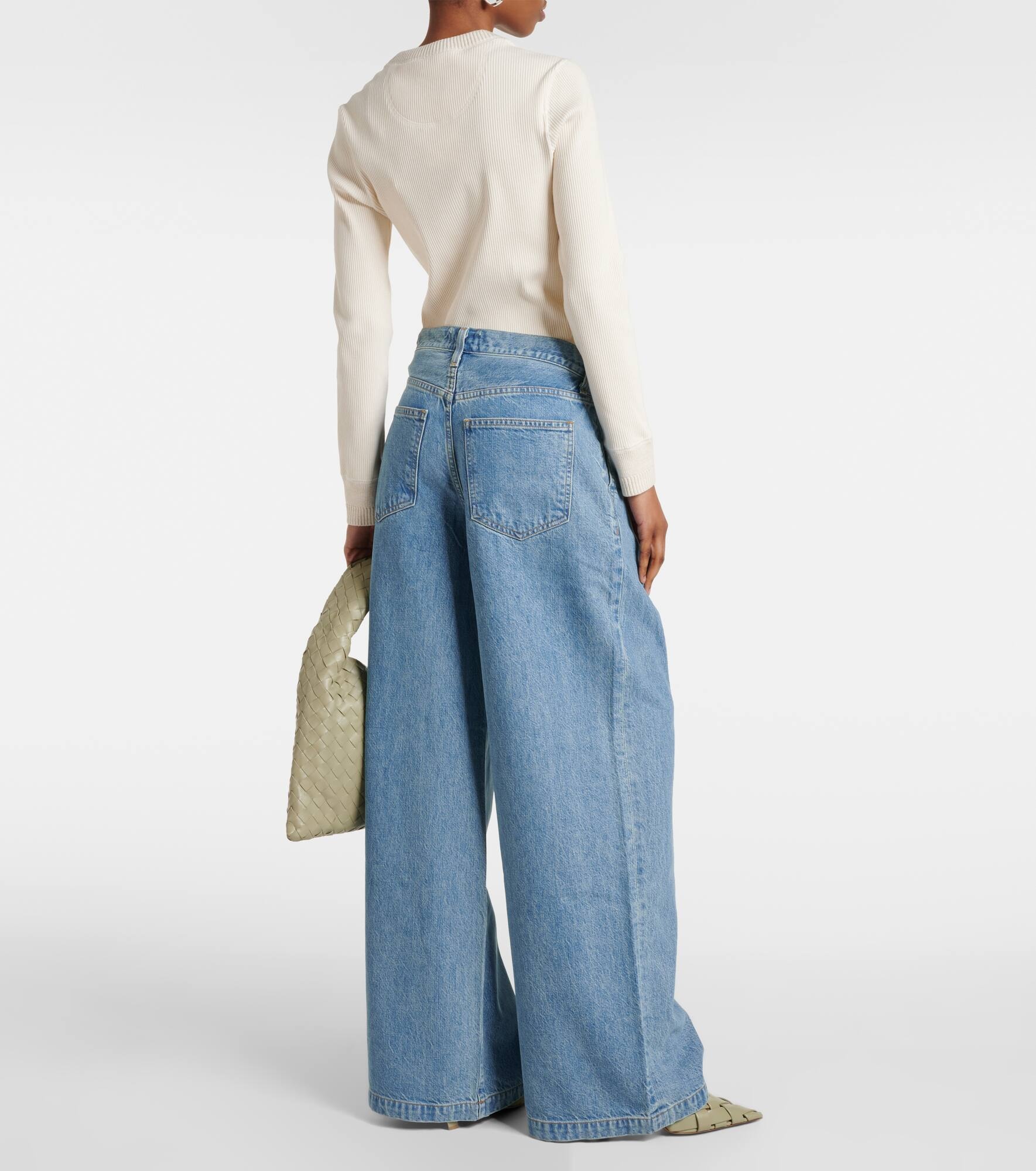 Ellis mid-rise wide-leg jeans - 3