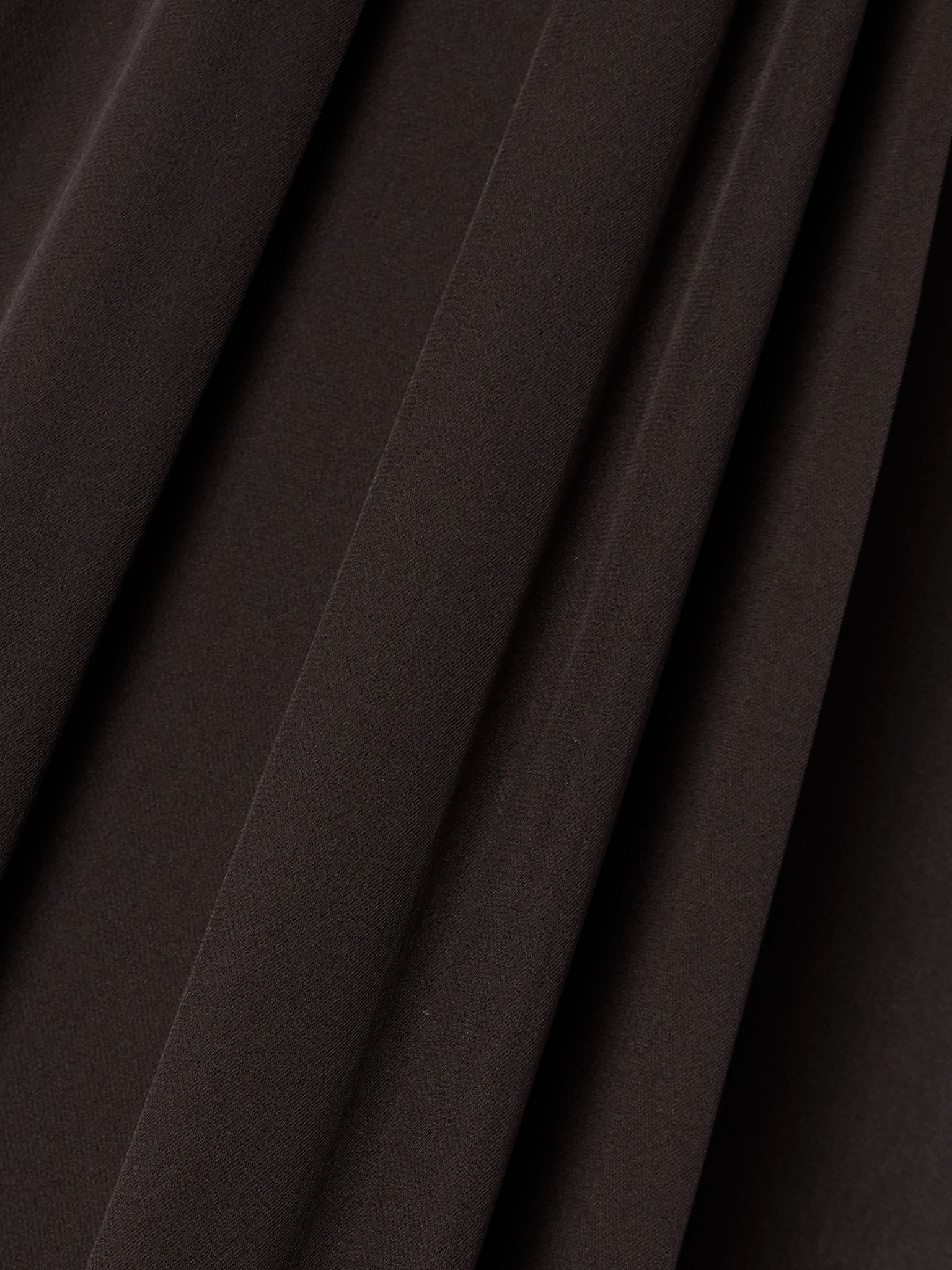 New Destiny silk-georgette cape Brown - 4