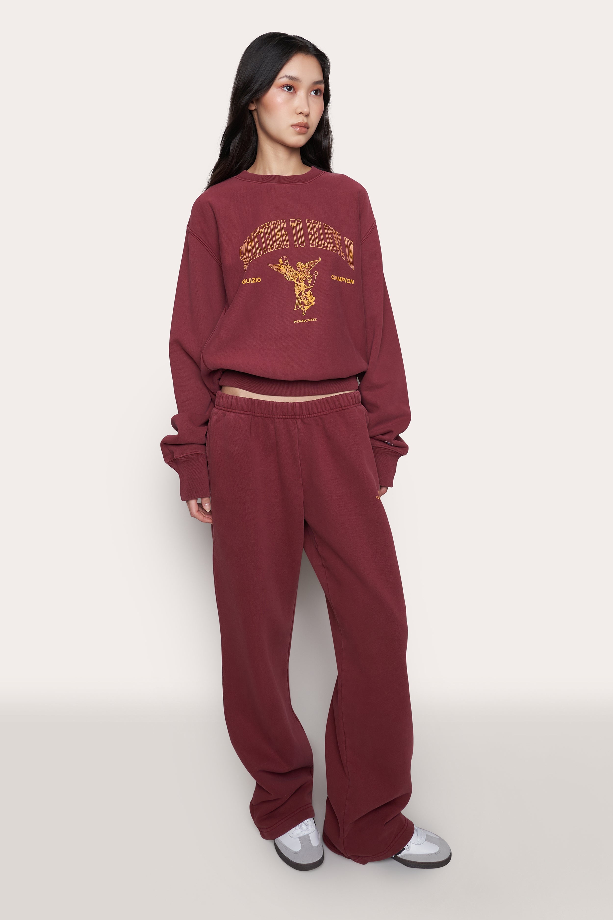 GUIZIO X CHAMPION REVERSE WEAVE FLARE SWEATPANTS - 7