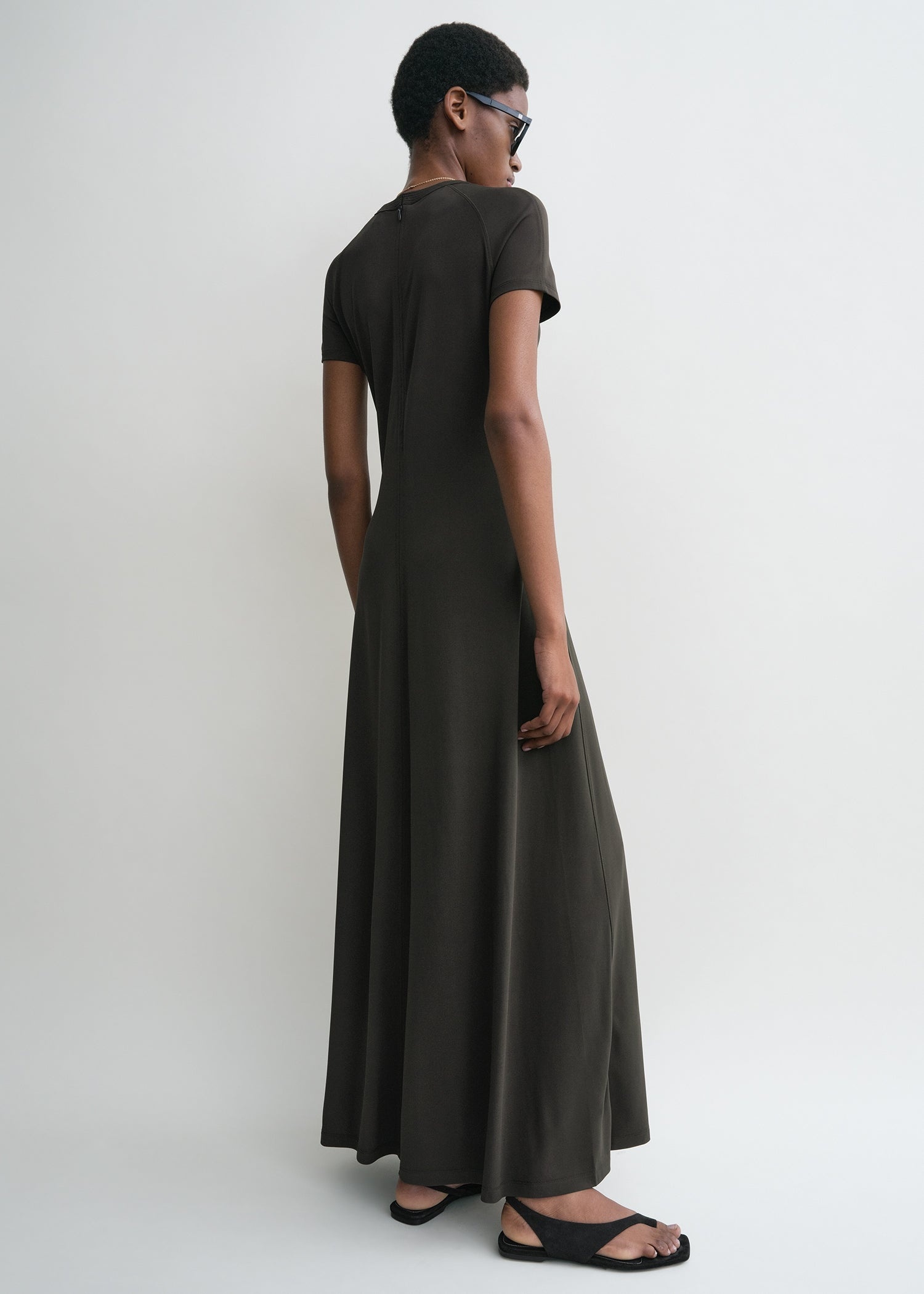 Fluid jersey dress pepper - 4