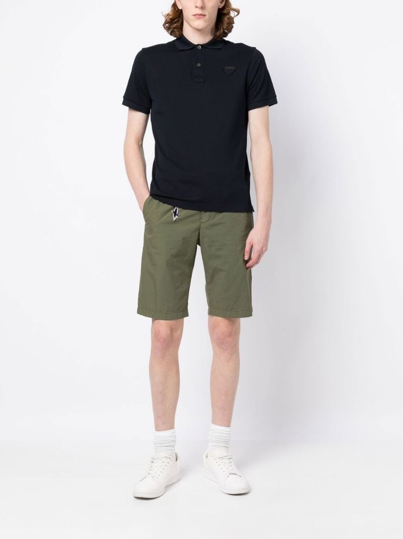 elasticated-waistband chino shorts - 2