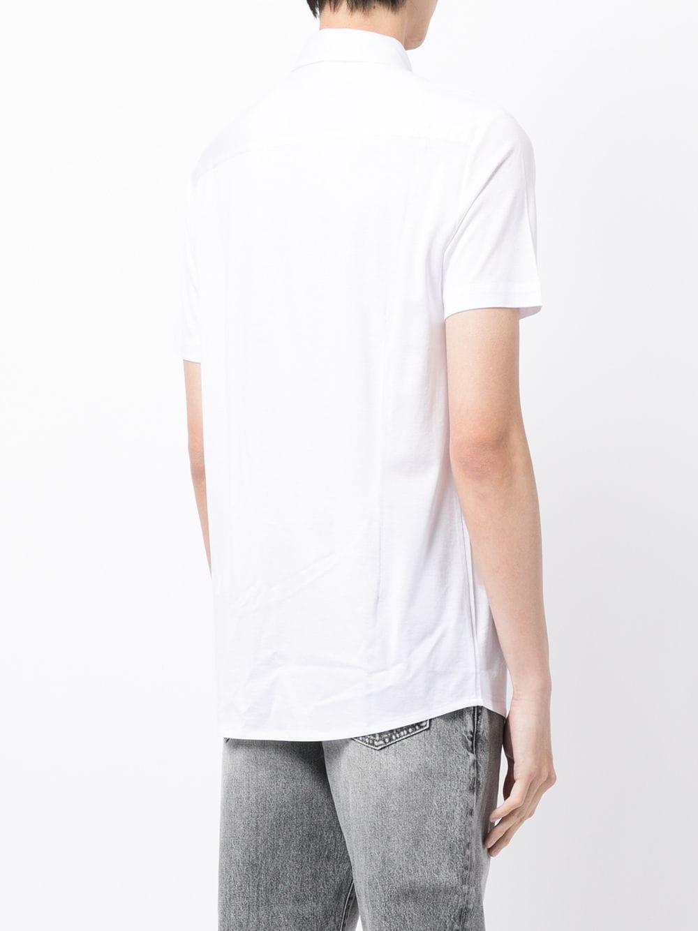 short-sleeve poplin shirt - 4