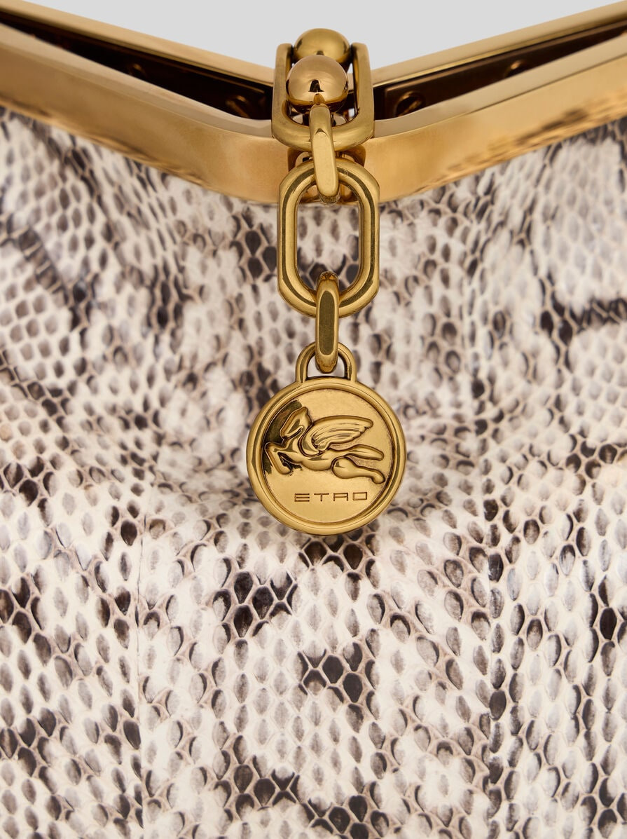 MINI VELA BAG IN ELAPHE LEATHER - 5