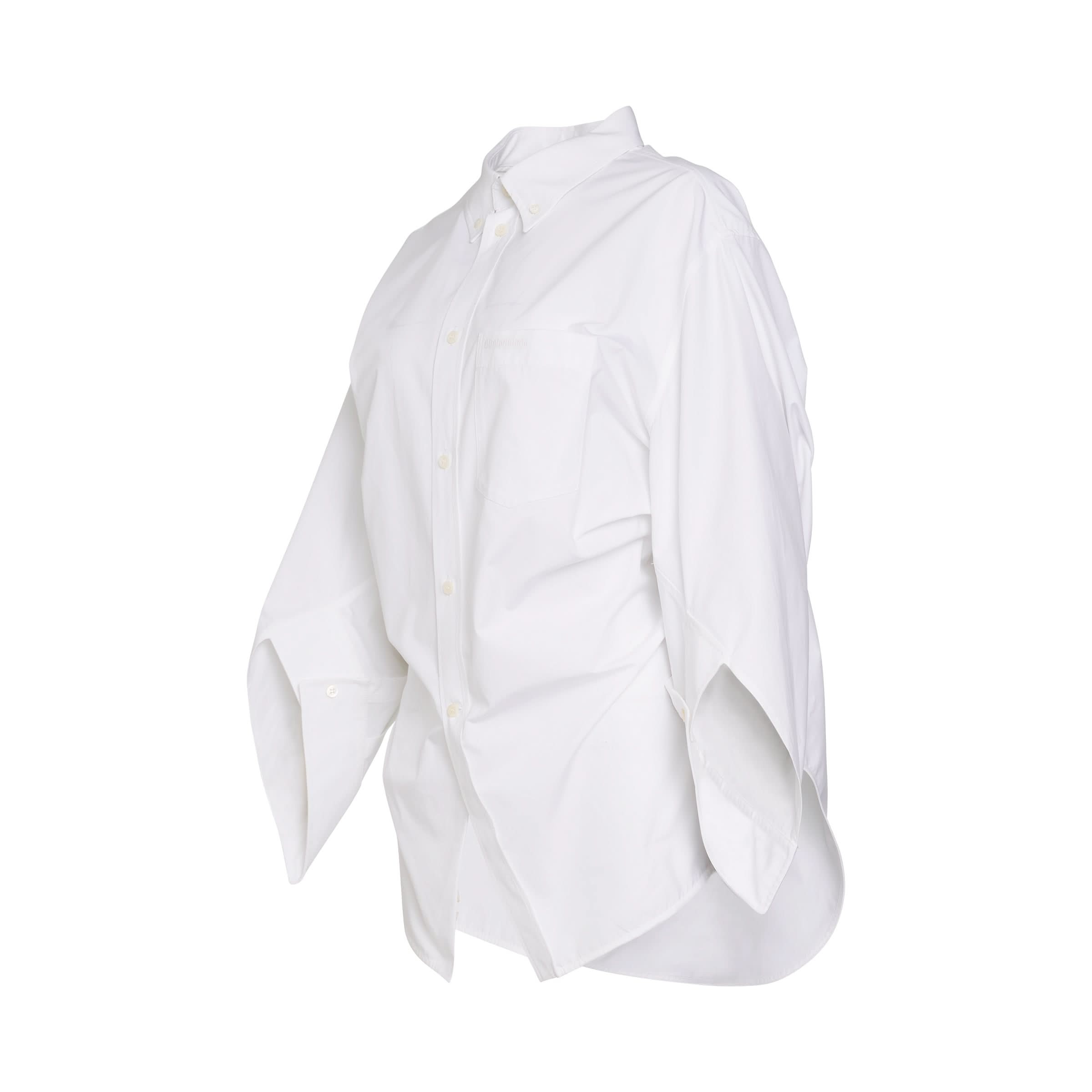 Wing Twisted Shirt in White - 2