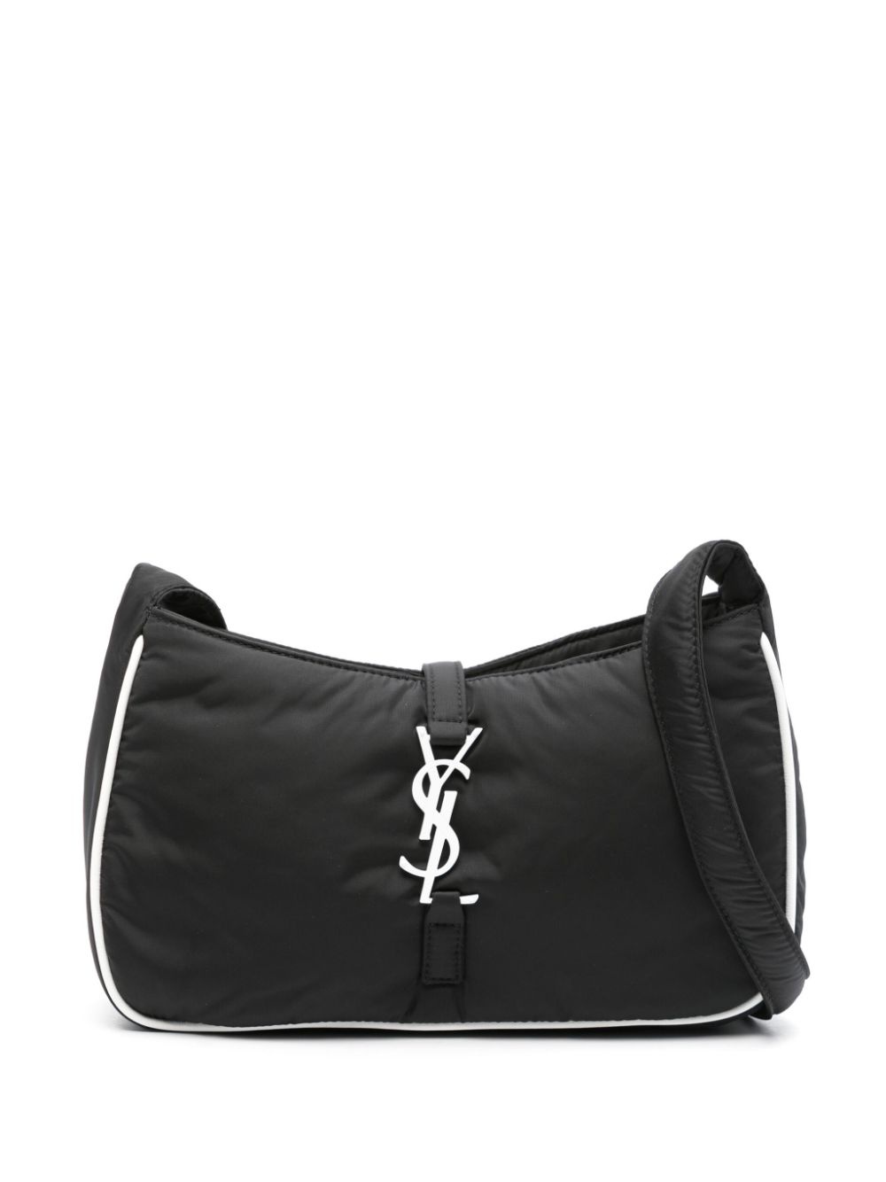 logo-plaque shoulder bag - 1