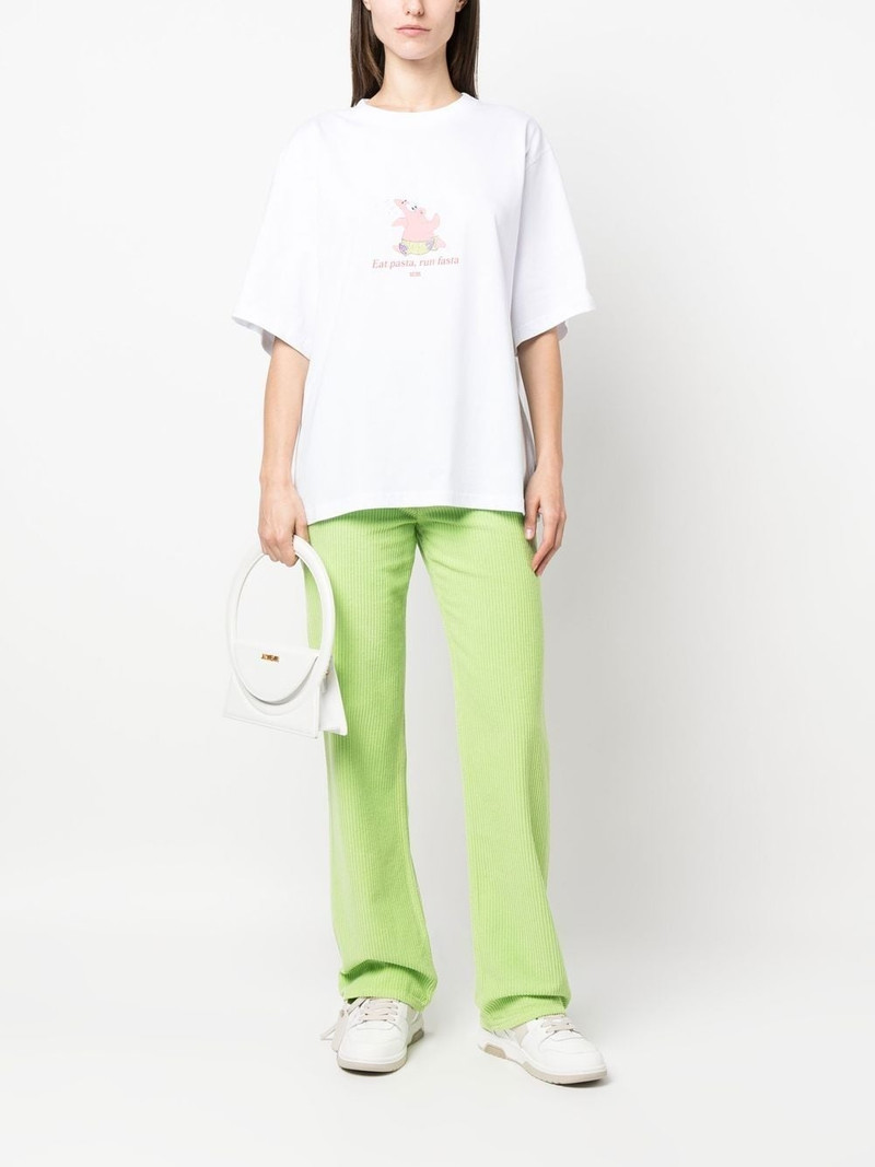 GCDS slogan-print T-shirt outlook