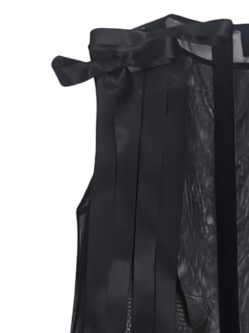 Simone Rocha ribbon sleeveless midi dress outlook