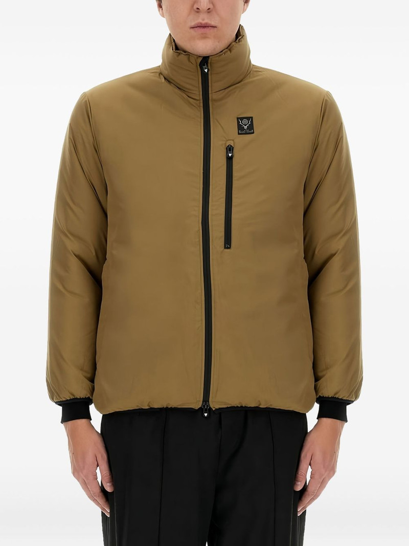 logo-patch zip jacket 1