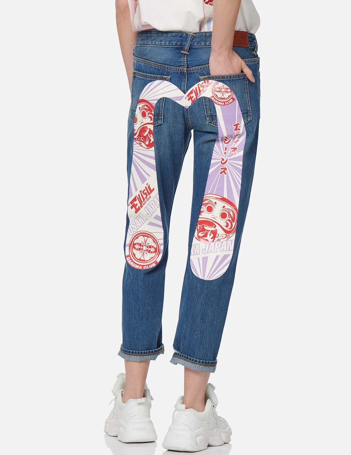 DARUMA AND KAMON DAICOCK BOYFRIEND JEANS - 3