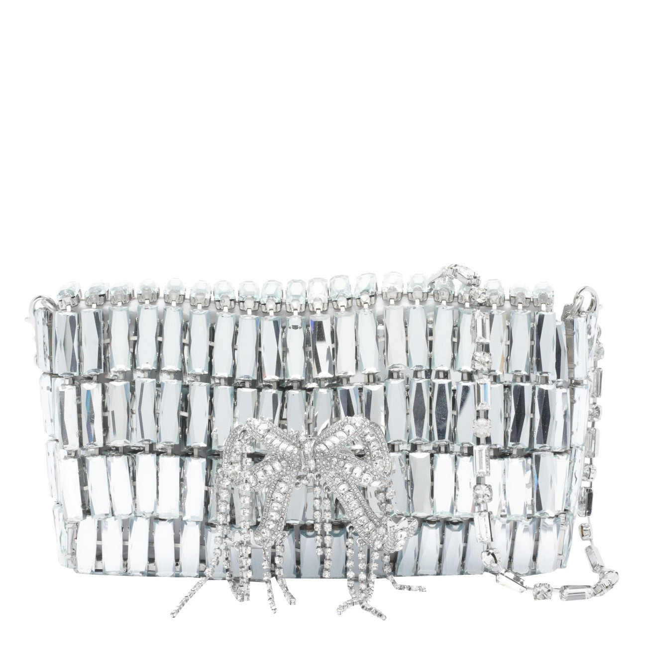 Self Portrait Women Mini Crystals Bow Shoulder Bag - 1