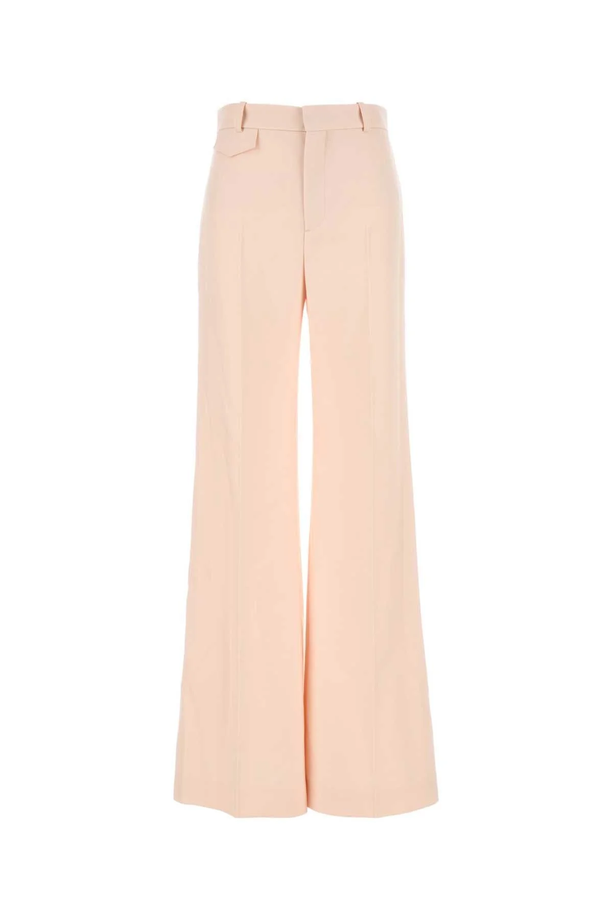Chloe Women Light Pink Wool Pant - 1