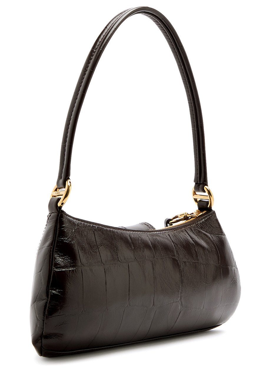 Chloe The 99 Crocodile-effect Leather Shoulder bag - 2