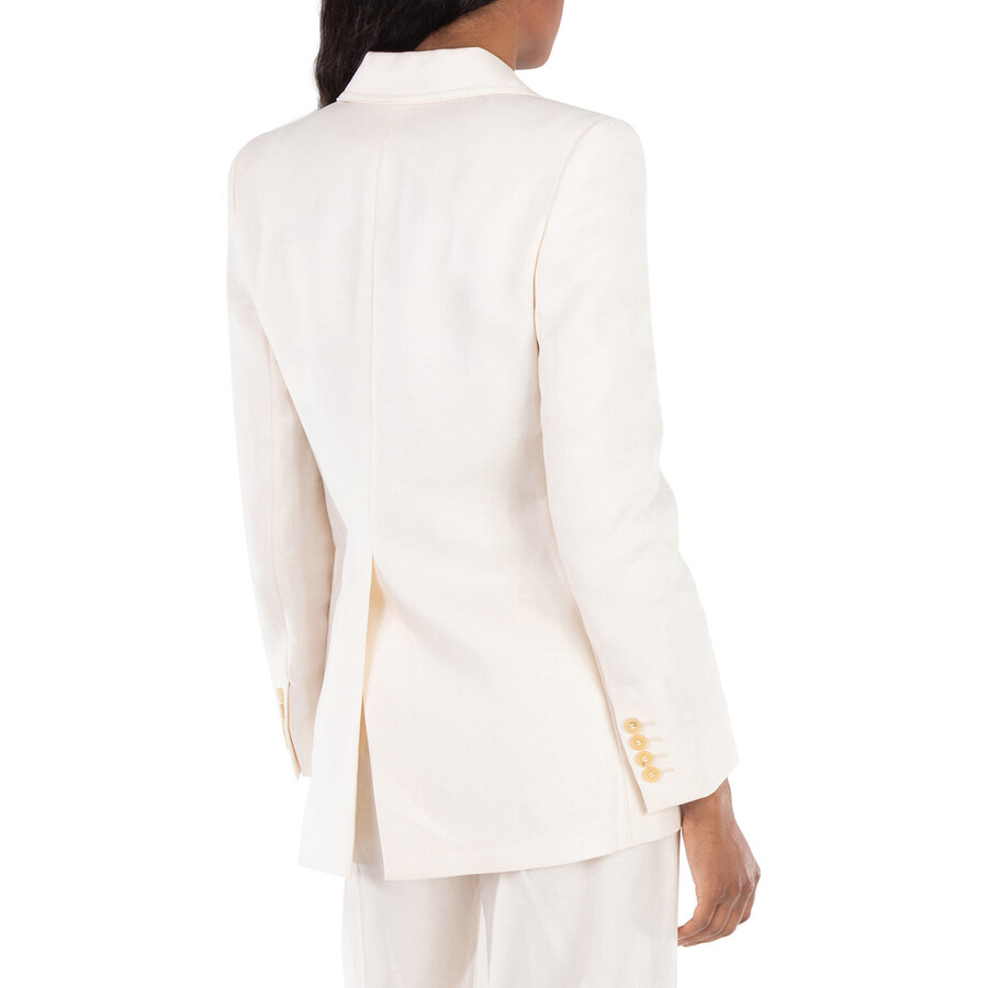 Max Mara Boemia Linen Suiting Blazer - 4