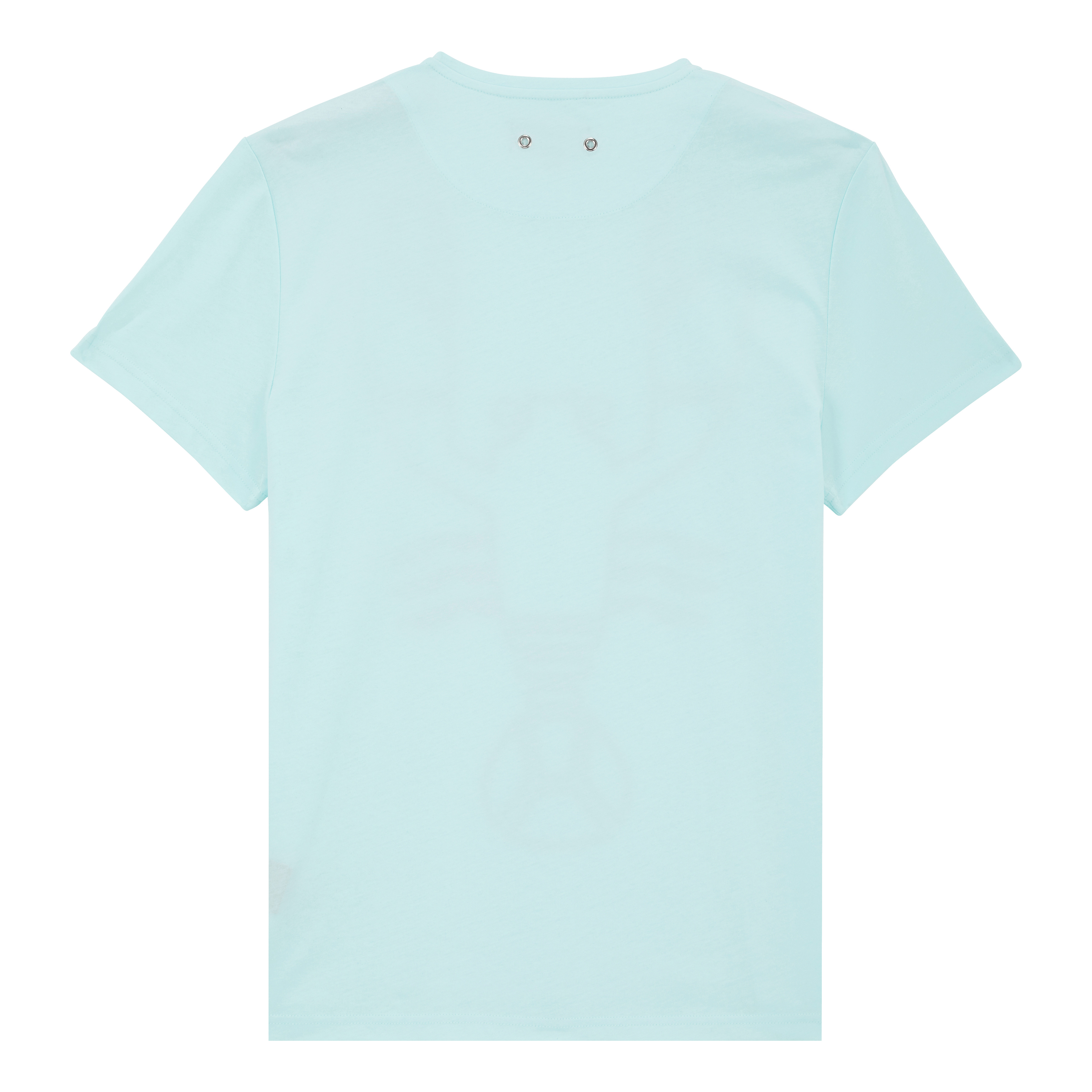 Men Organic Cotton T-Shirt Placed Flocked Lobster - 2