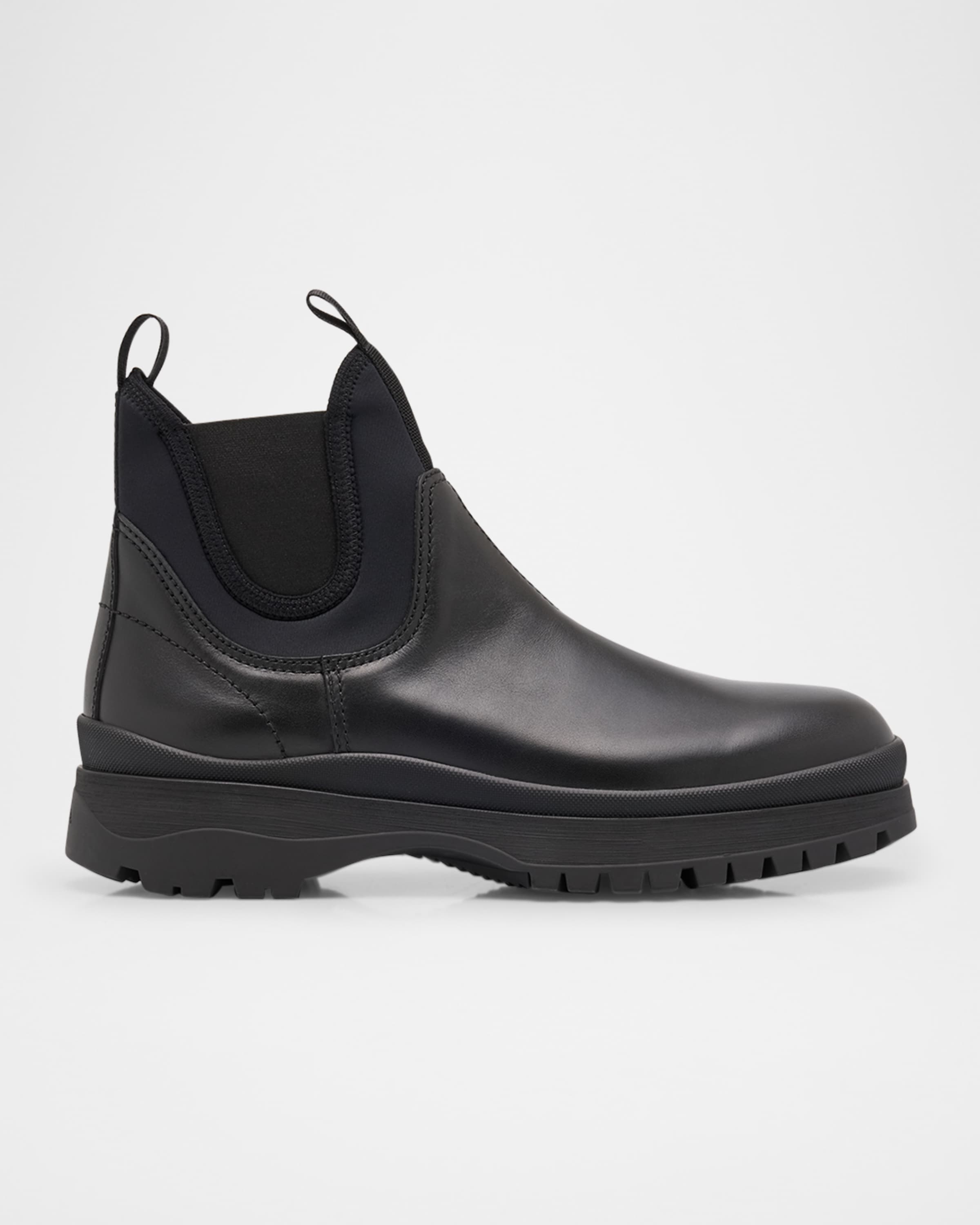 Men's Brixxen Leather and Neoprene Chelsea Boots - 1