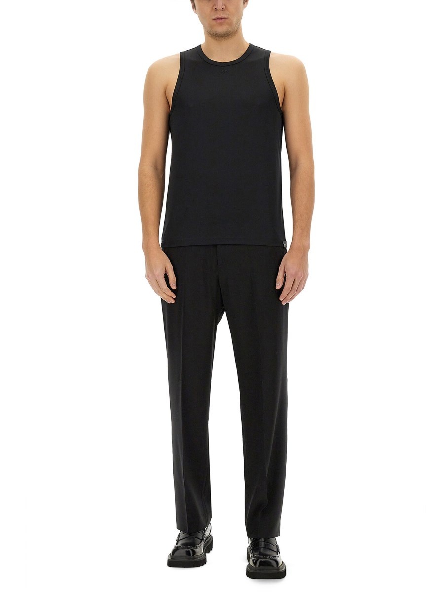 INTERLOCK FABRIC TANK TOP - 2