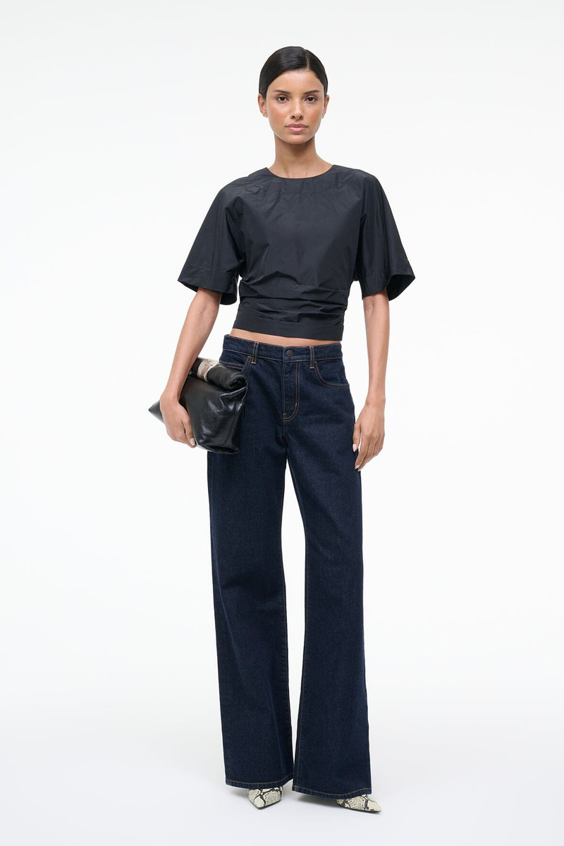 STAUD MICHELINA TOP BLACK 1