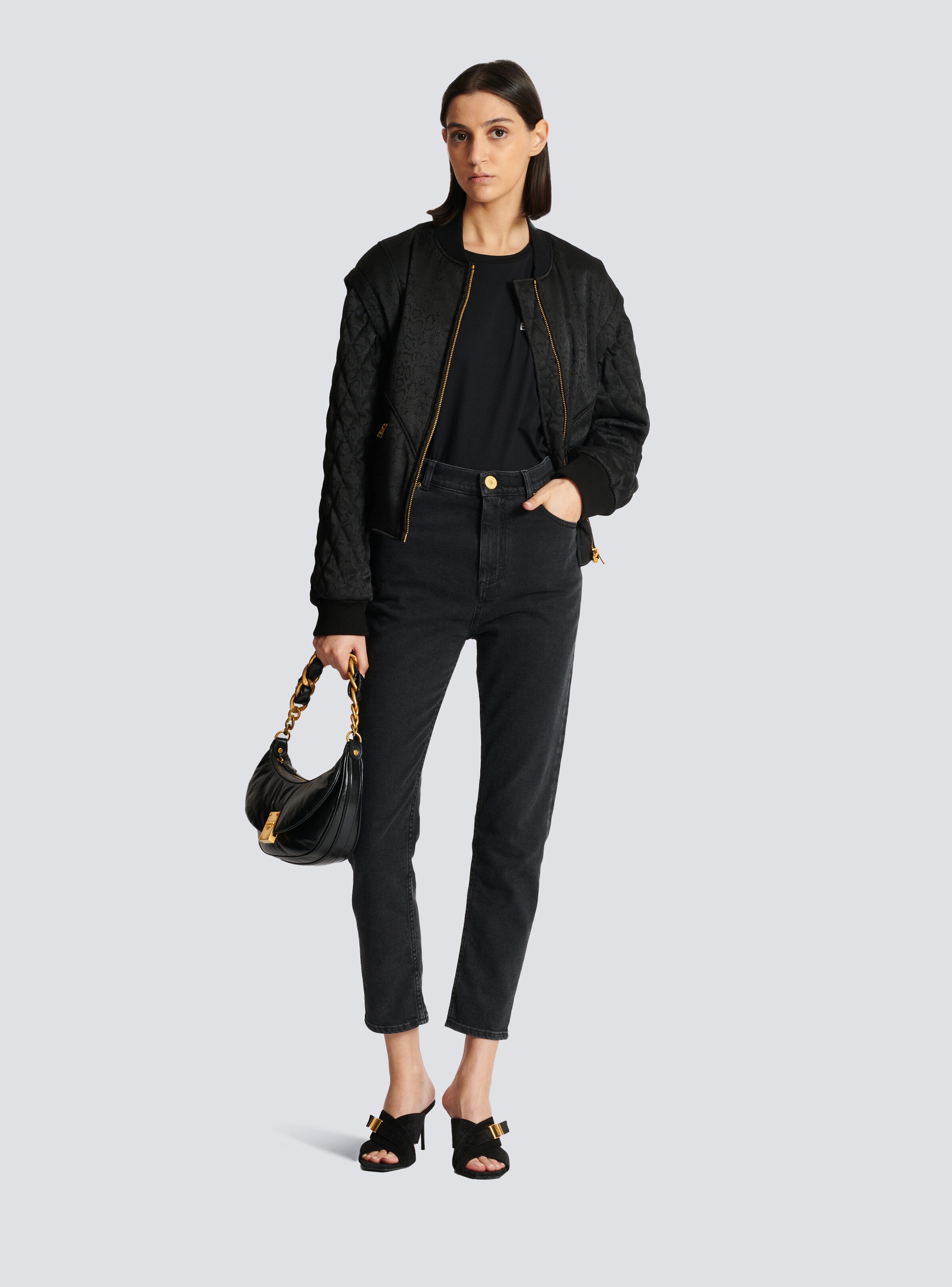 Flocked Balmain T-shirt - 2