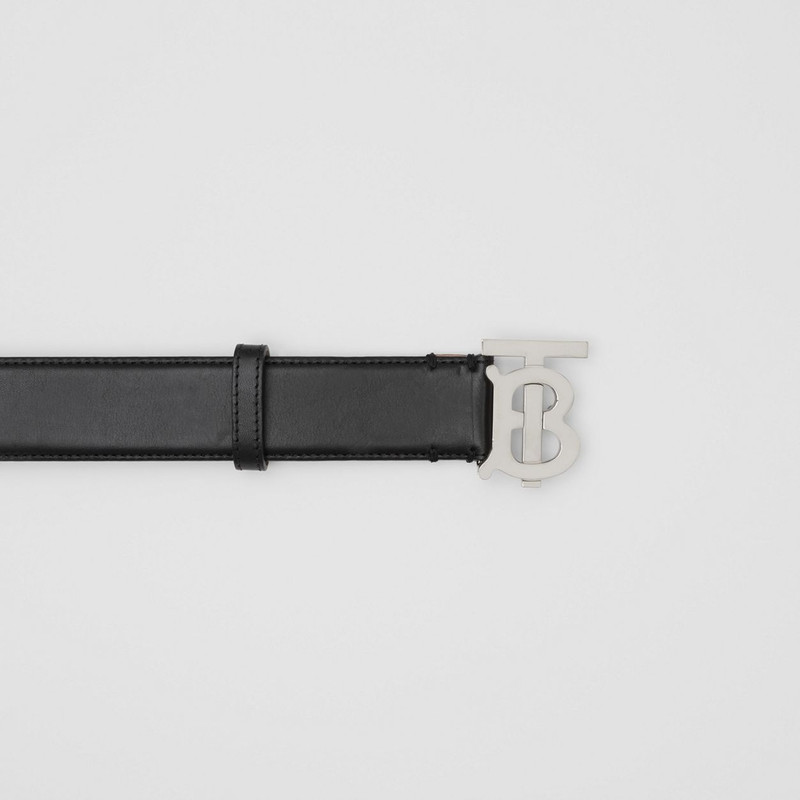 Burberry Monogram Motif Leather Belt outlook