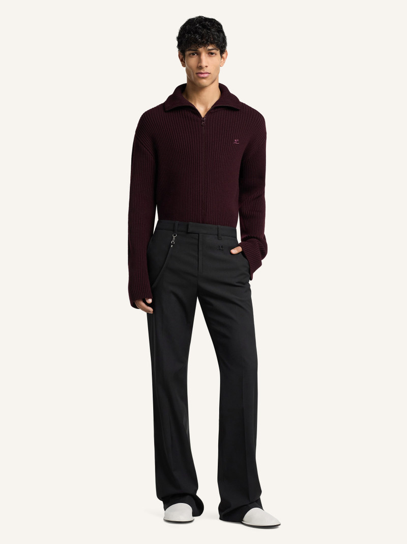 courrèges TAILORED TWILL FLARE PANTS outlook