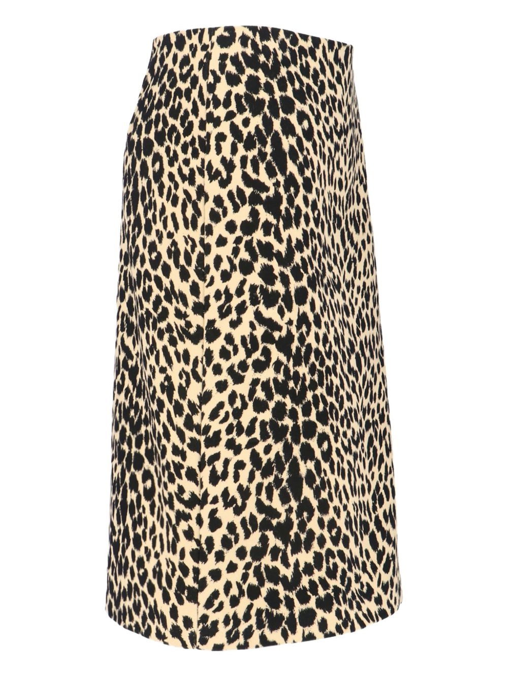 leopard print midi skirt - 3