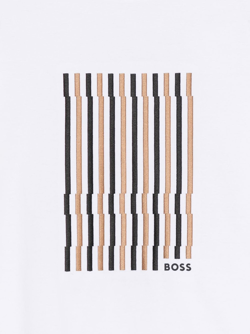 stripe-embroidered T-shirt 3