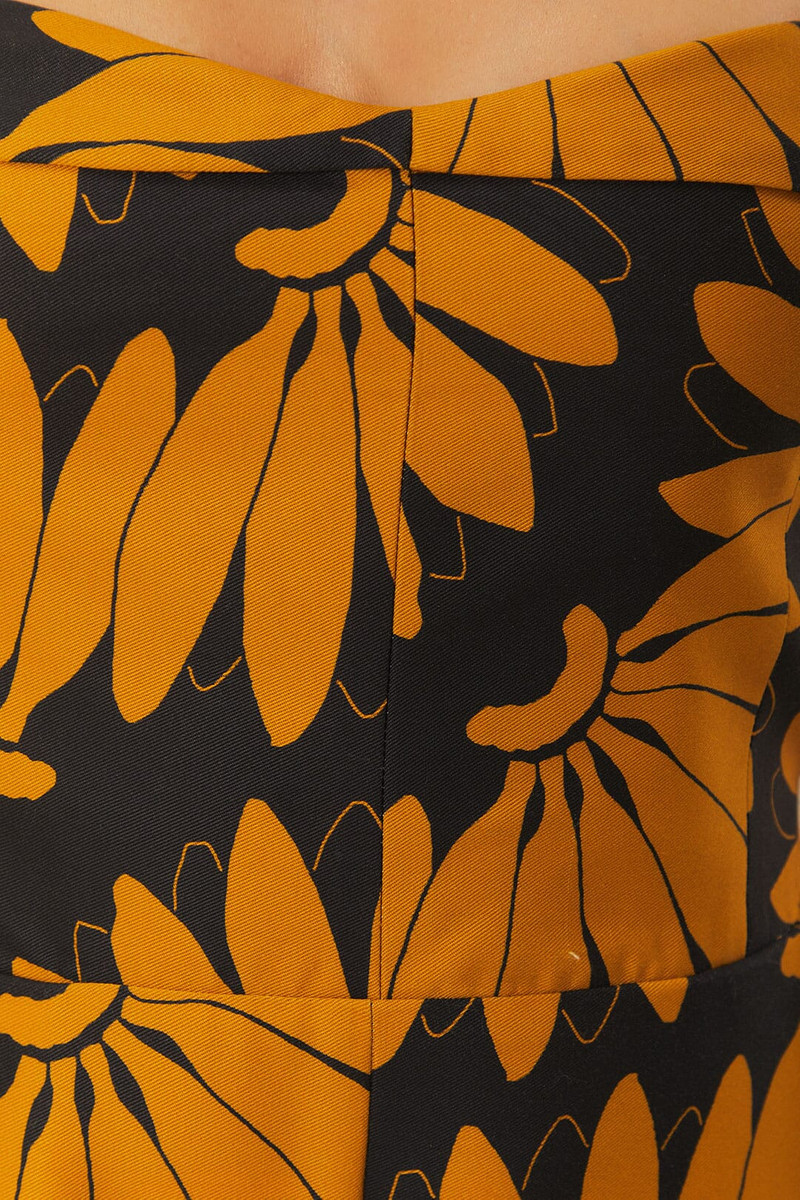 Yellow Copabanana Strapless Jumpsuit 6
