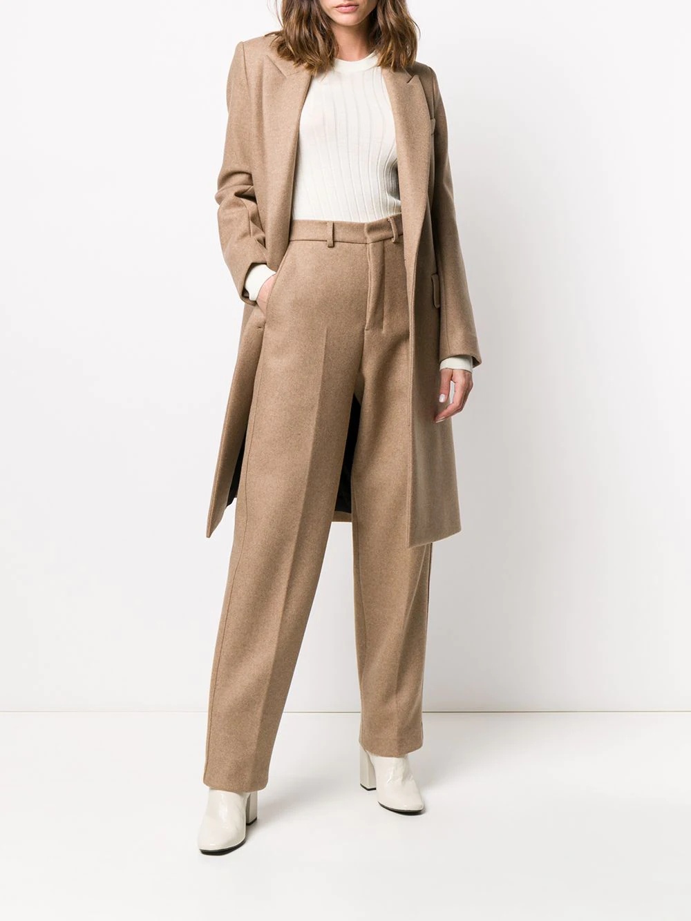 wide-leg tailored trousers - 2