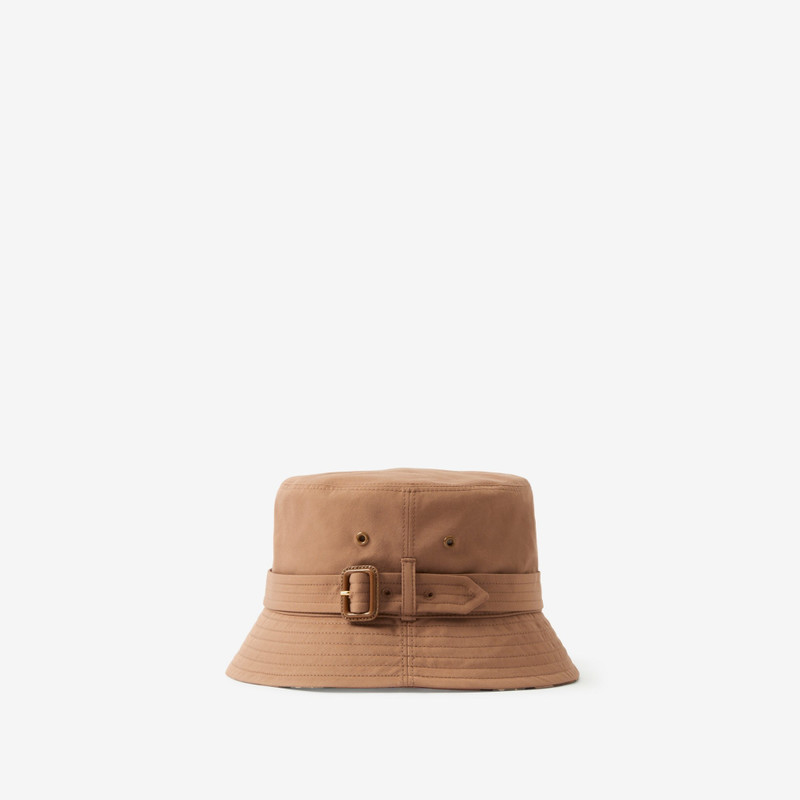 Cotton Gabardine Belted Bucket Hat 4