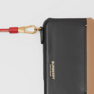 Burberry Two-tone Leather iPhone 11 Pro Case Lanyard outlook