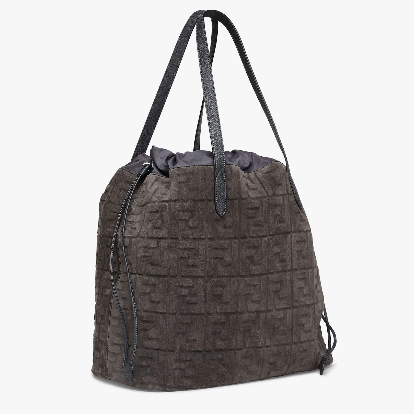 Dark gray suede bag - 2