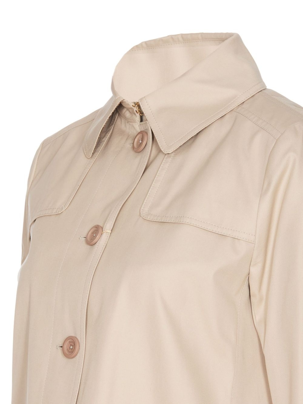long sleeve trench coat - 3