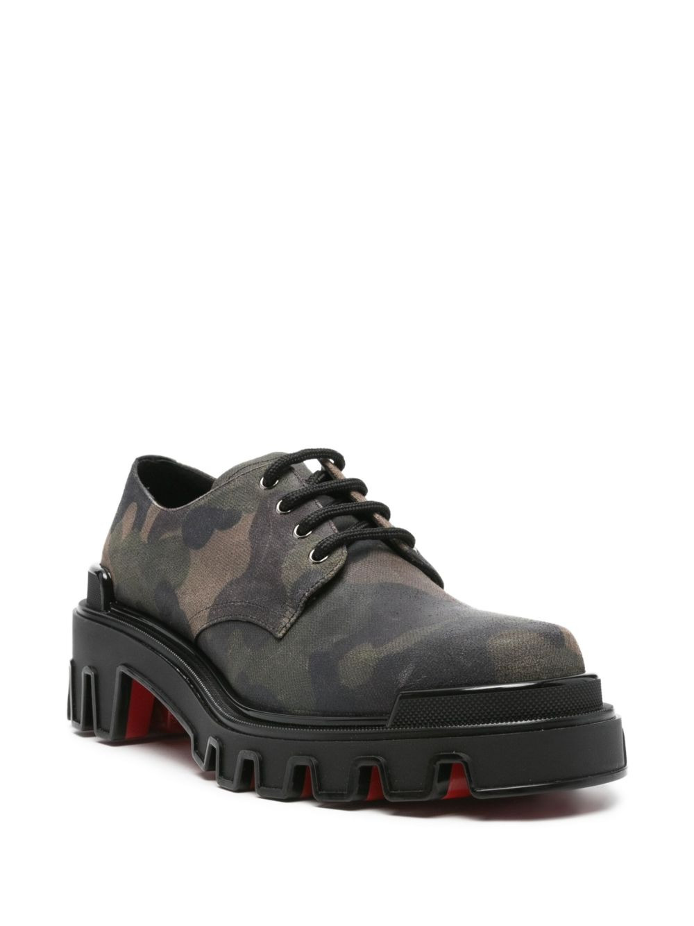 leather lace-up boots - 2