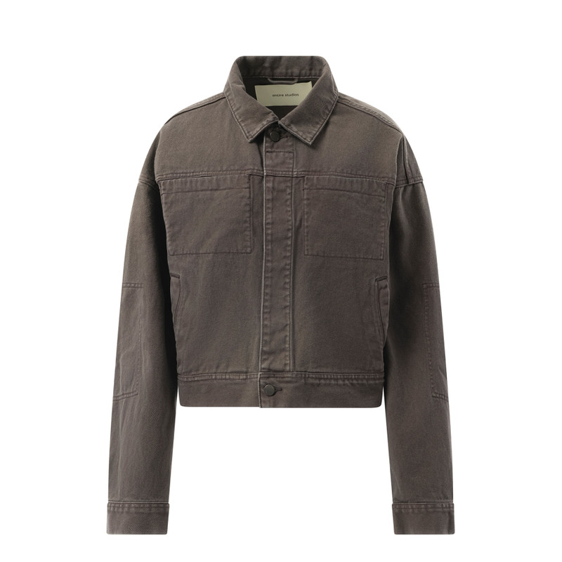 entire studios Gem Denim Jacket in Stonelight outlook