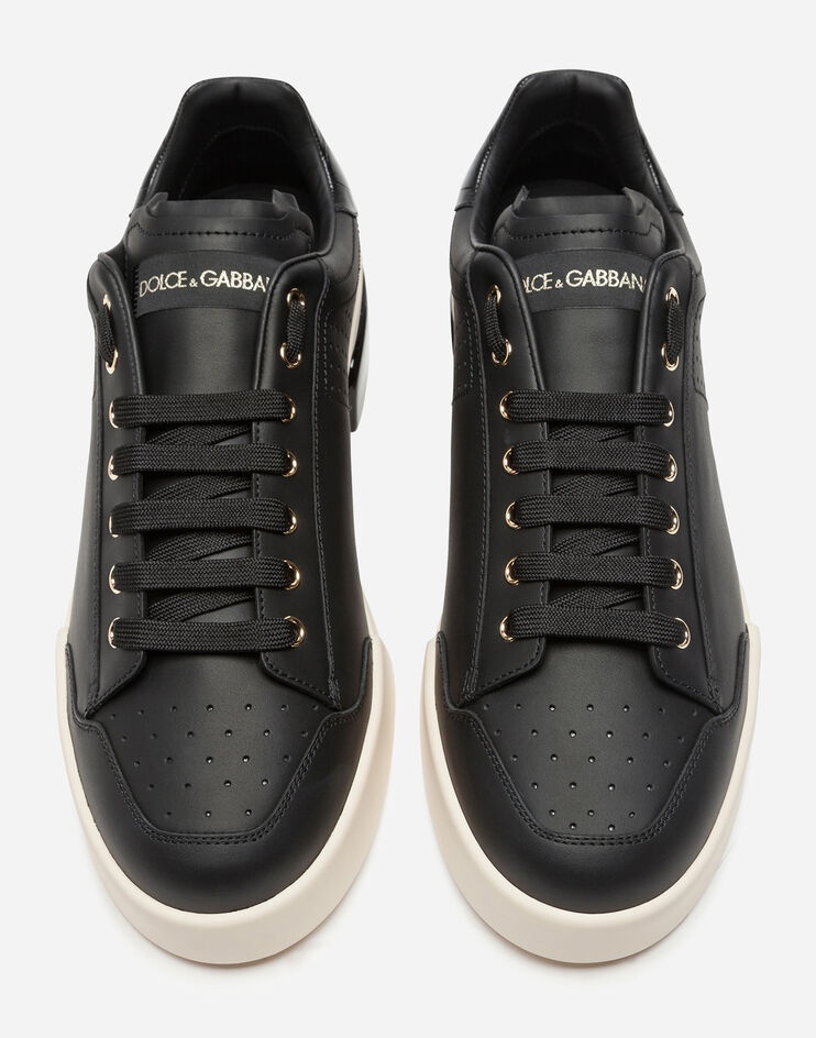 Calfskin nappa Portofino sneakers with painted sole - 4