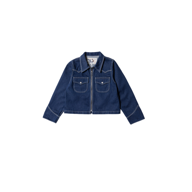 Anja Western Denim Jacket Blue - 9