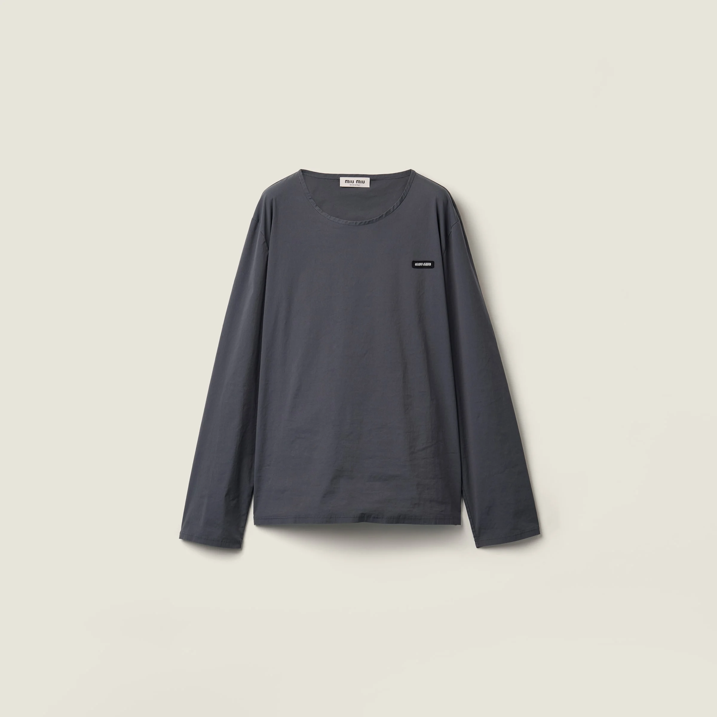 Stretch poplin top - 1